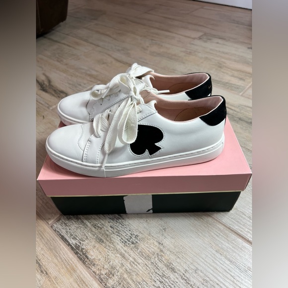 kate spade Shoes - Kate Spade Black and White Fez Sneakers Shoes